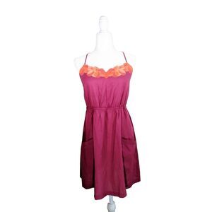 American Eagle Cotton Spaghetti Strap Summer Dress | Size 6